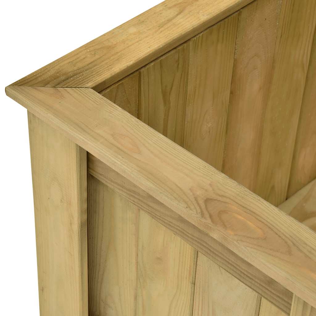 Fioriera Rialzata 291x50x50 cm in Legno di Pino Impregnato