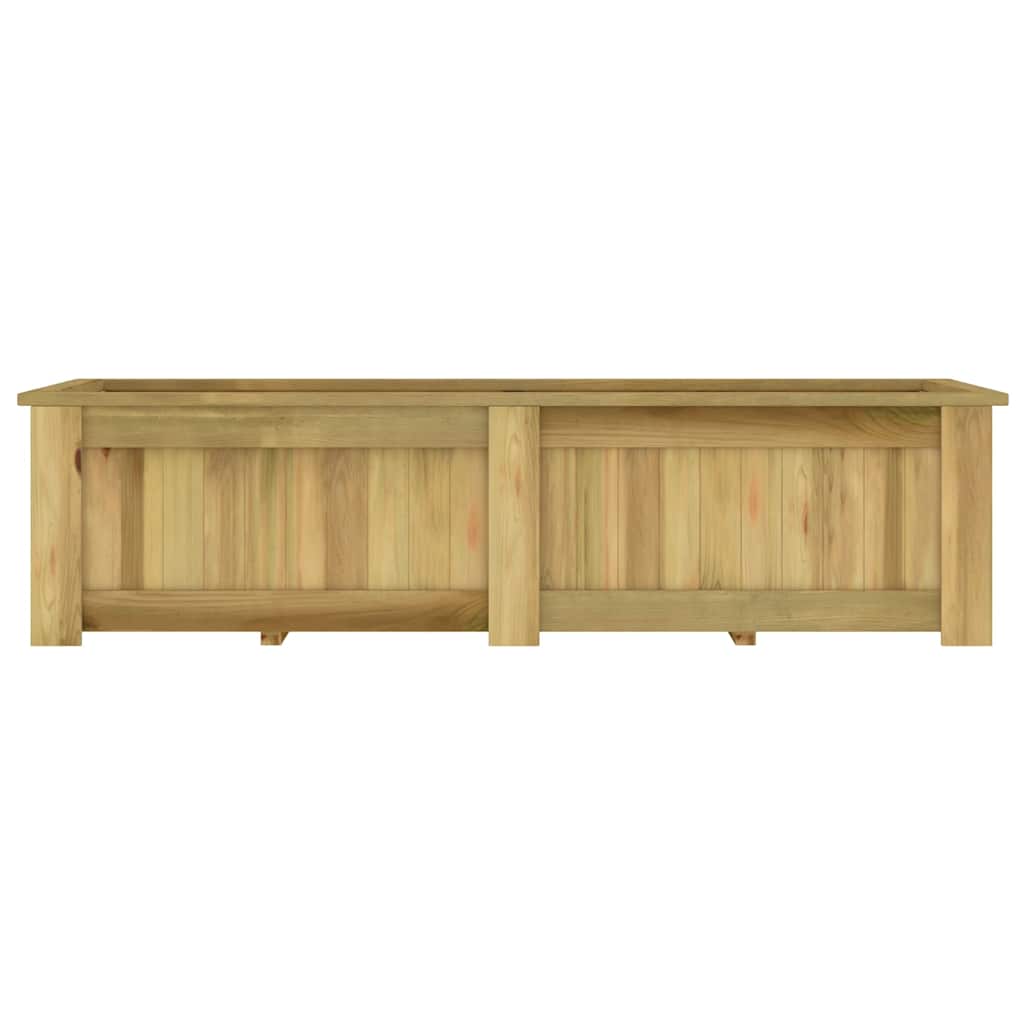 Fioriera Rialzata 196x100x50 cm in Legno di Pino Impregnato