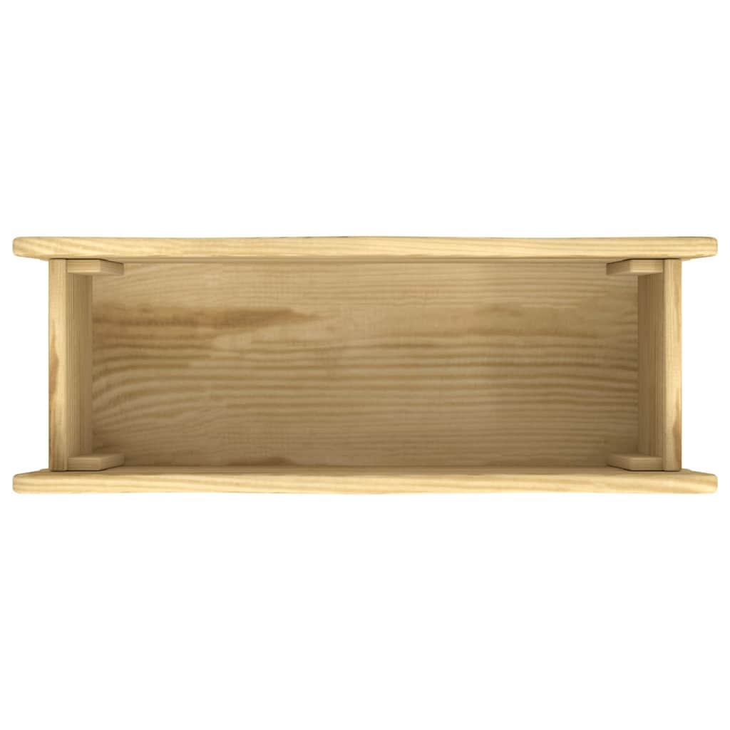 Letto Rialzato da Giardino 50x18x18 cm Legno di Pino Impregnato