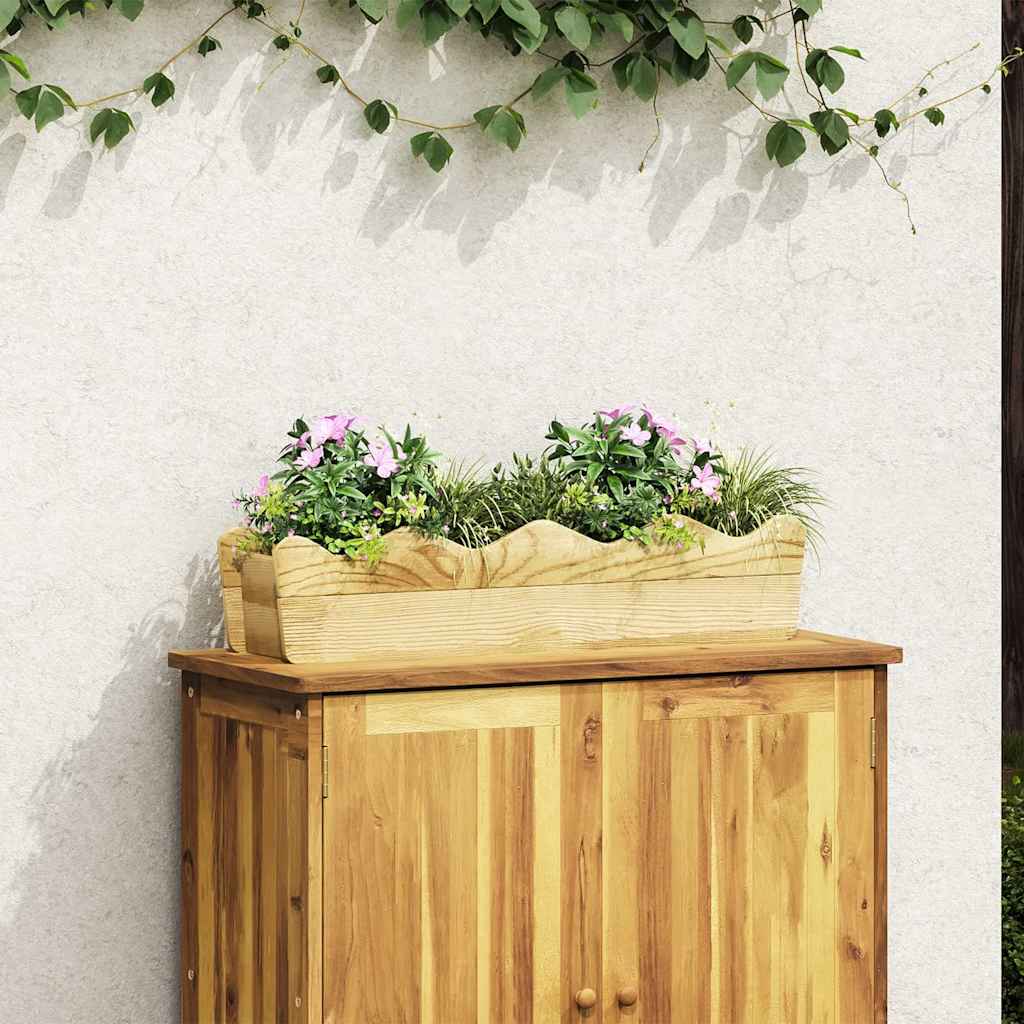 Letto Rialzato 80x18x18 cm in Legno di Pino Impregnato