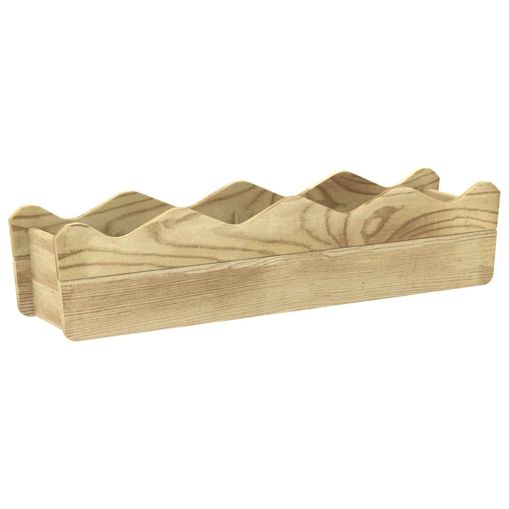 Letto Rialzato 80x18x18 cm in Legno di Pino Impregnato