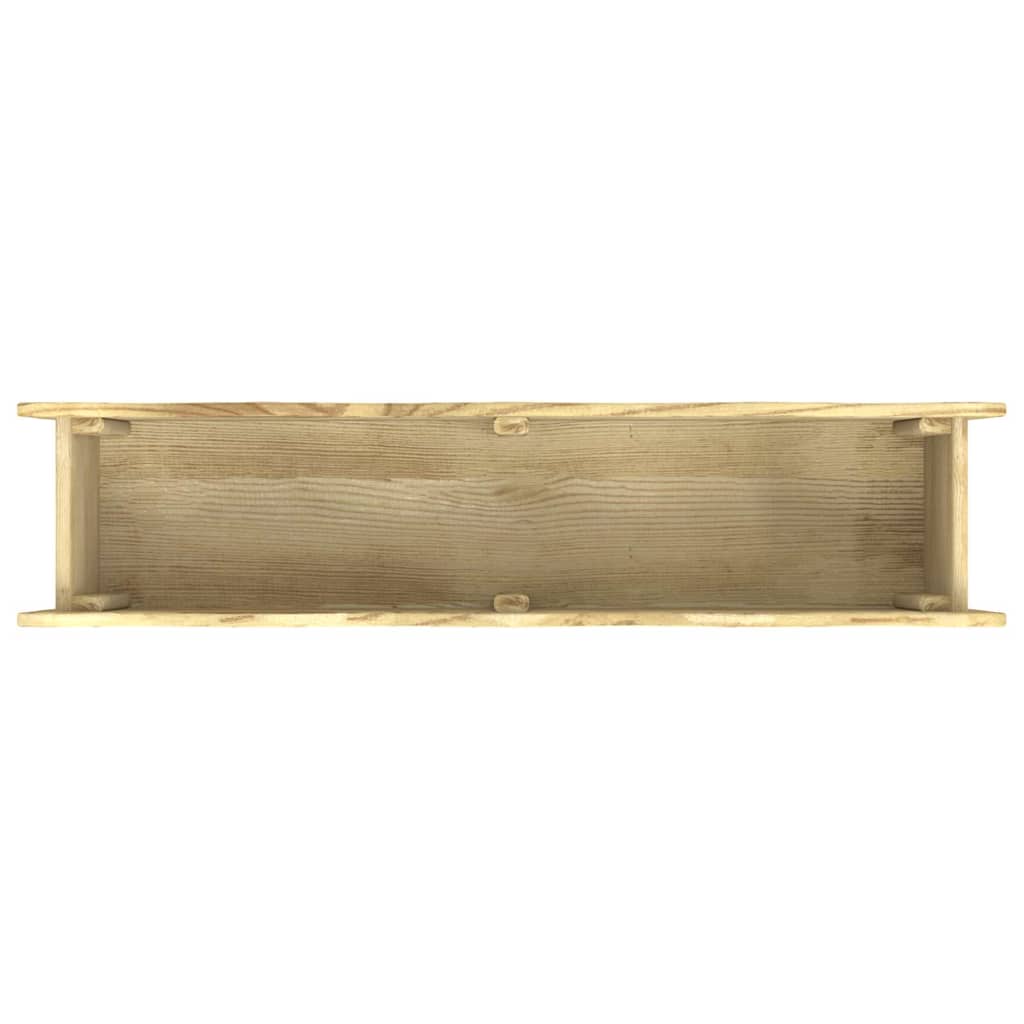 Letto Rialzato 80x18x18 cm in Legno di Pino Impregnato