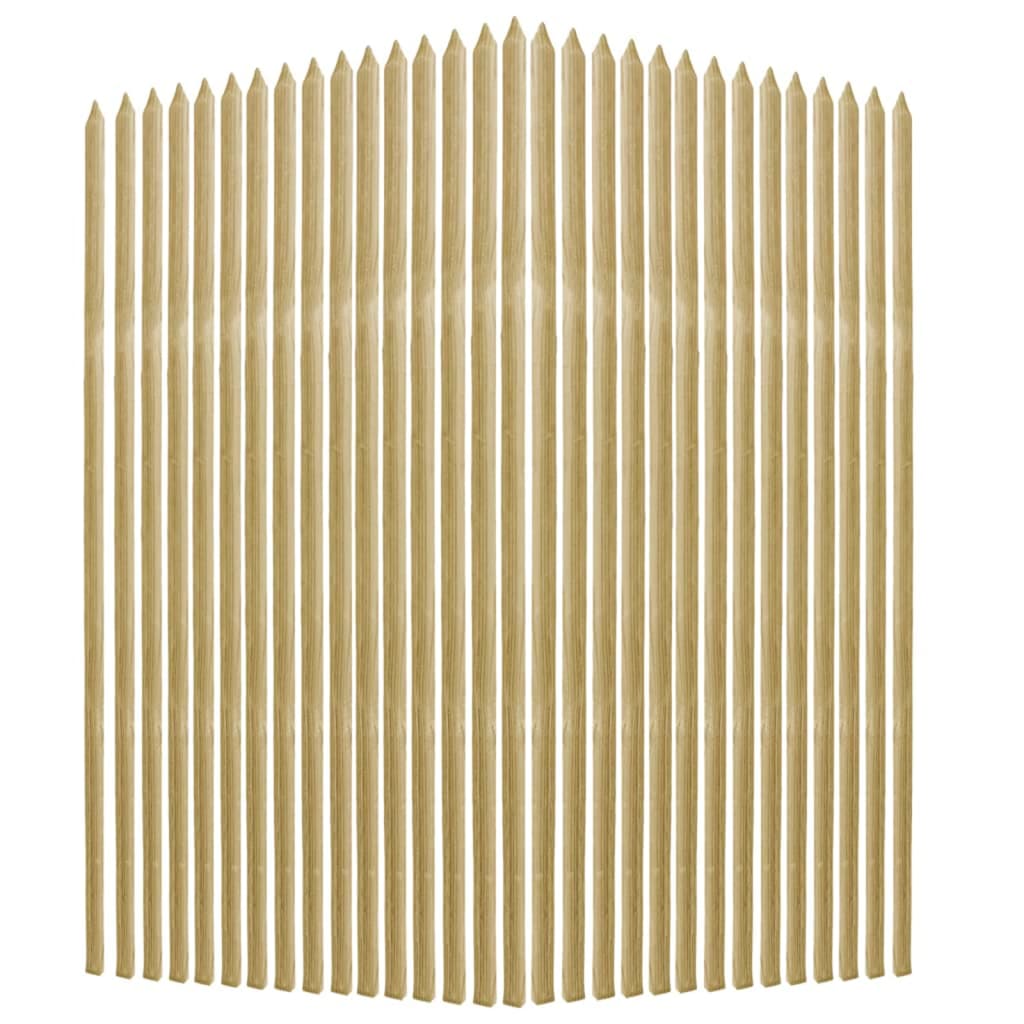 Paletti Supporto Piante 30 pz 2,8x2,8x150 cm in Pino Impregnato