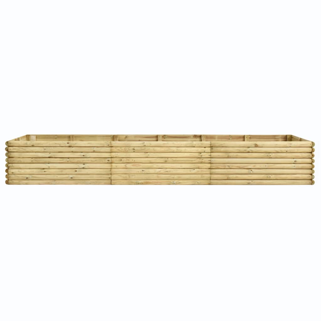 Letto Rialzato 300x150x48 cm Legno di Pino Impregnato 19 mm