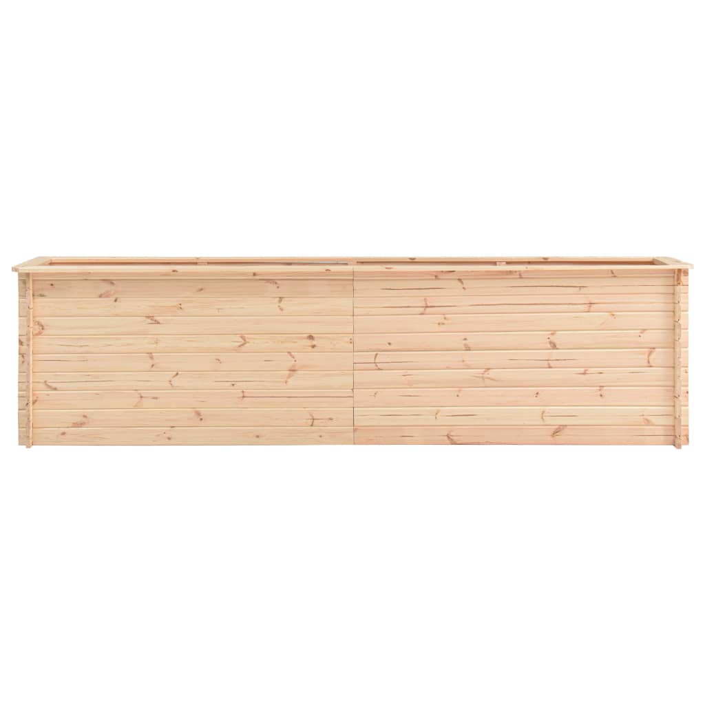Letto Rialzato da Giardino 300x50x80,5 cm Legno di Pino 19 mm