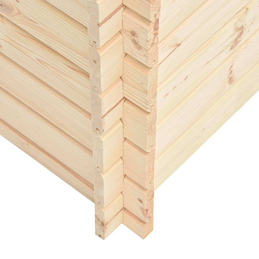 Letto Rialzato da Giardino 300x50x80,5 cm Legno di Pino 19 mm