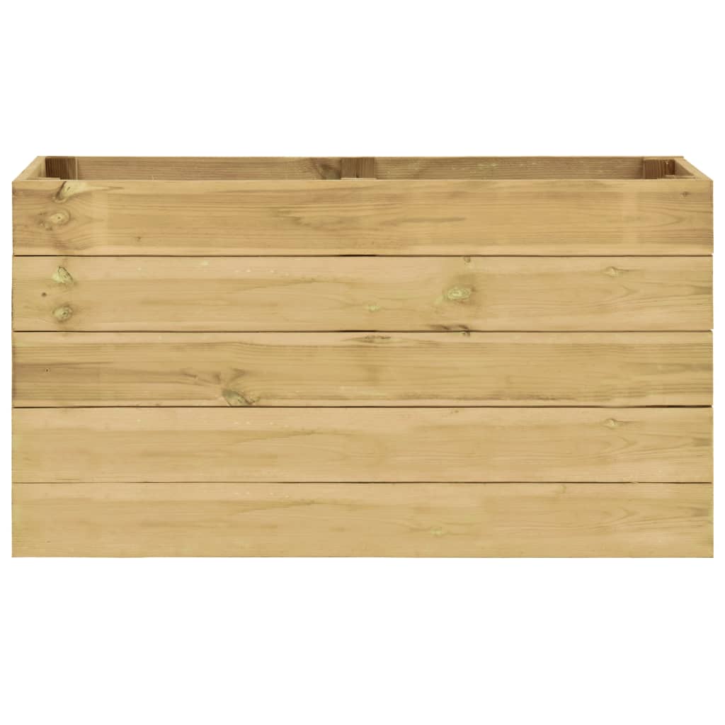 Letto Rialzato da Giardino 100x50x54 cm Legno Pino Impregnato