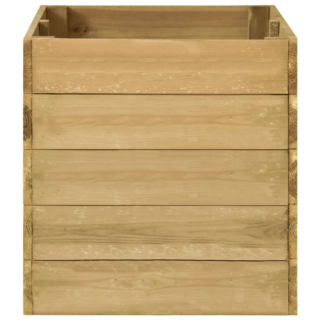 Letto Rialzato da Giardino 100x50x54 cm Legno Pino Impregnato