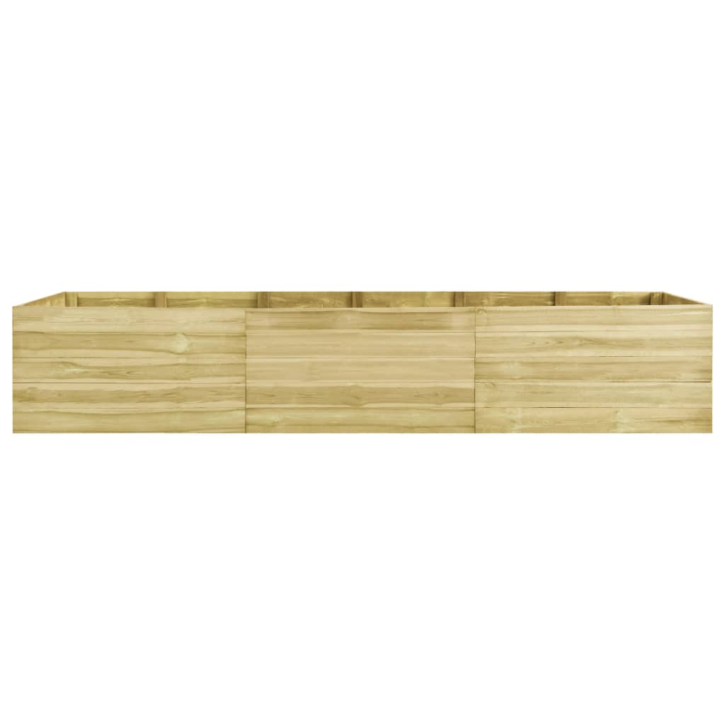 Letto Rialzato 450x150x54 cm in Legno di Pino Impregnato