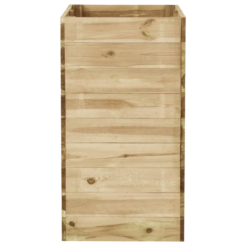 Letto Rialzato 100x50x97 cm in Legno di Pino Impregnato