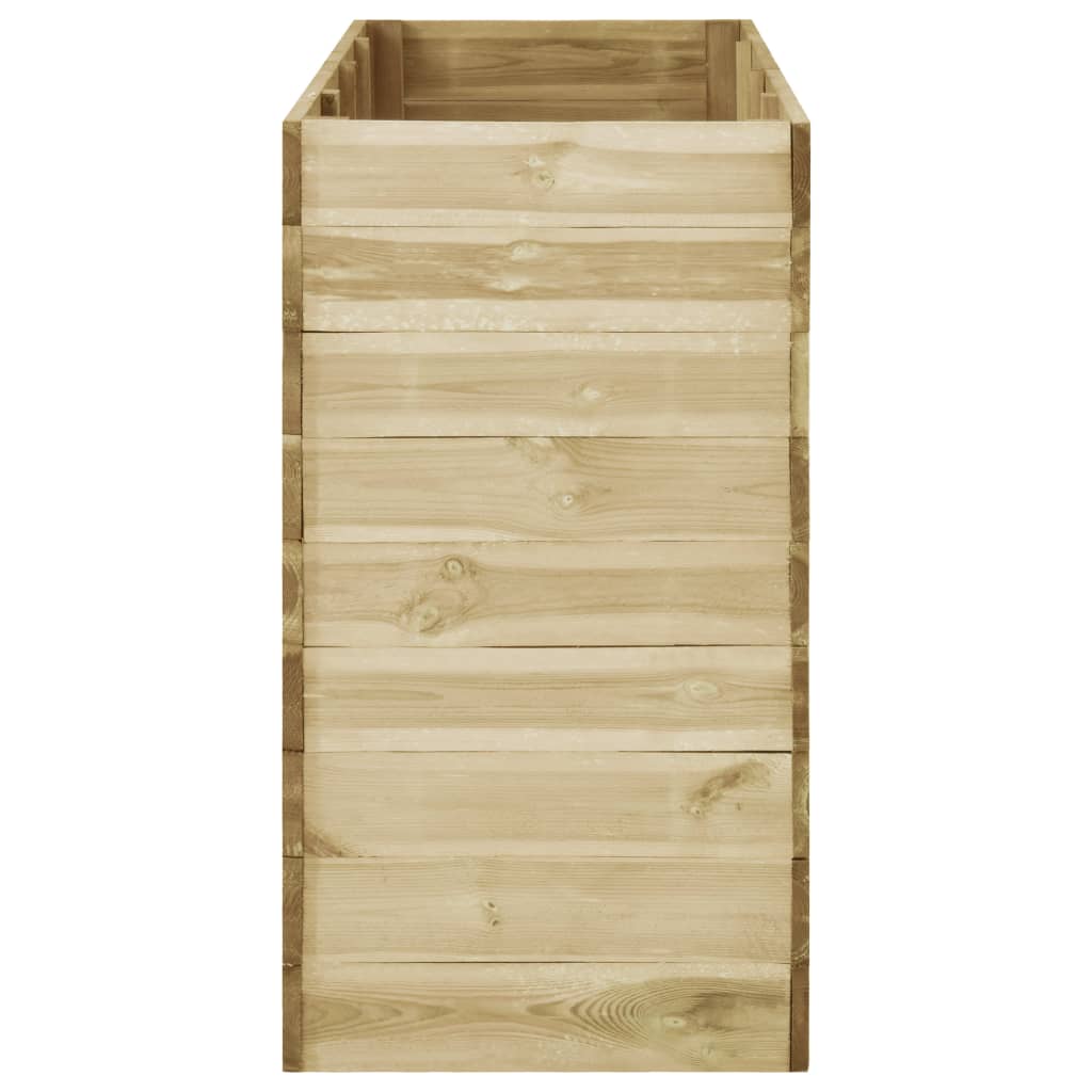 Letto Rialzato 200x50x97 cm in Legno di Pino Impregnato