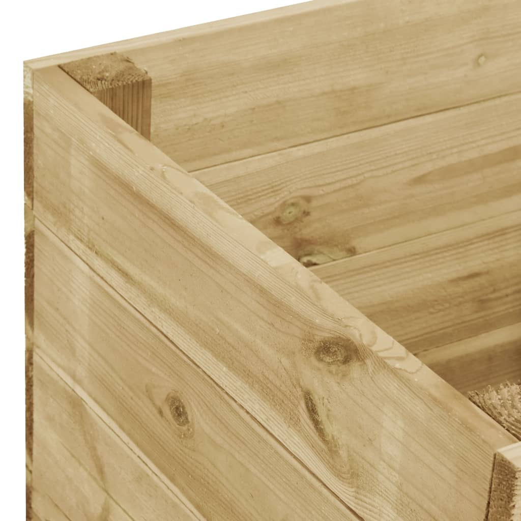 Letto Rialzato 200x50x97 cm in Legno di Pino Impregnato