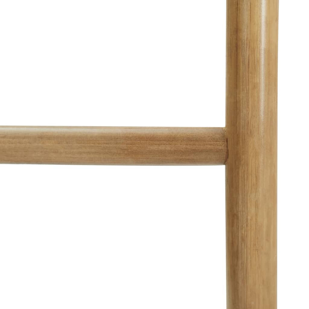 Scala Portasciugamani con 5 Pioli in Bambù 170 cm