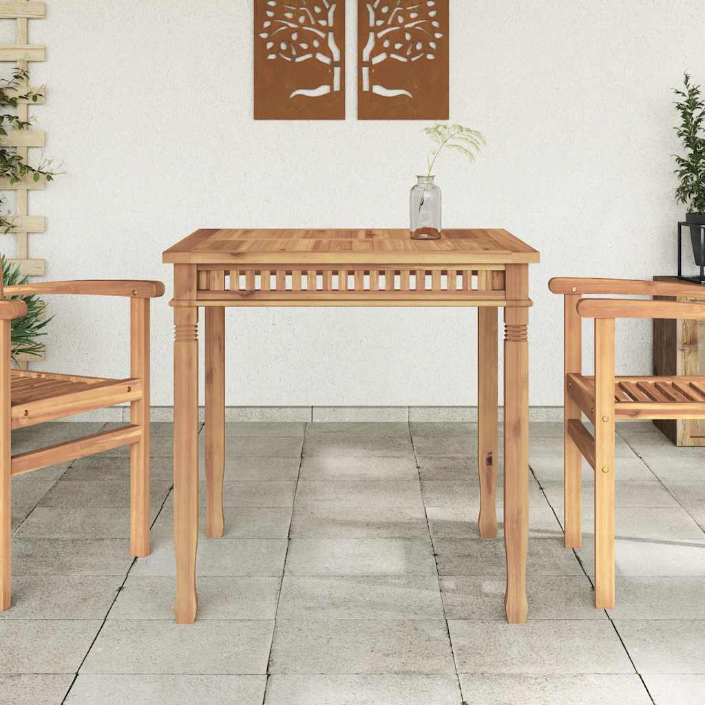 Tavolo da Pranzo per Giardino 80x80x80 cm in Massello di Teak