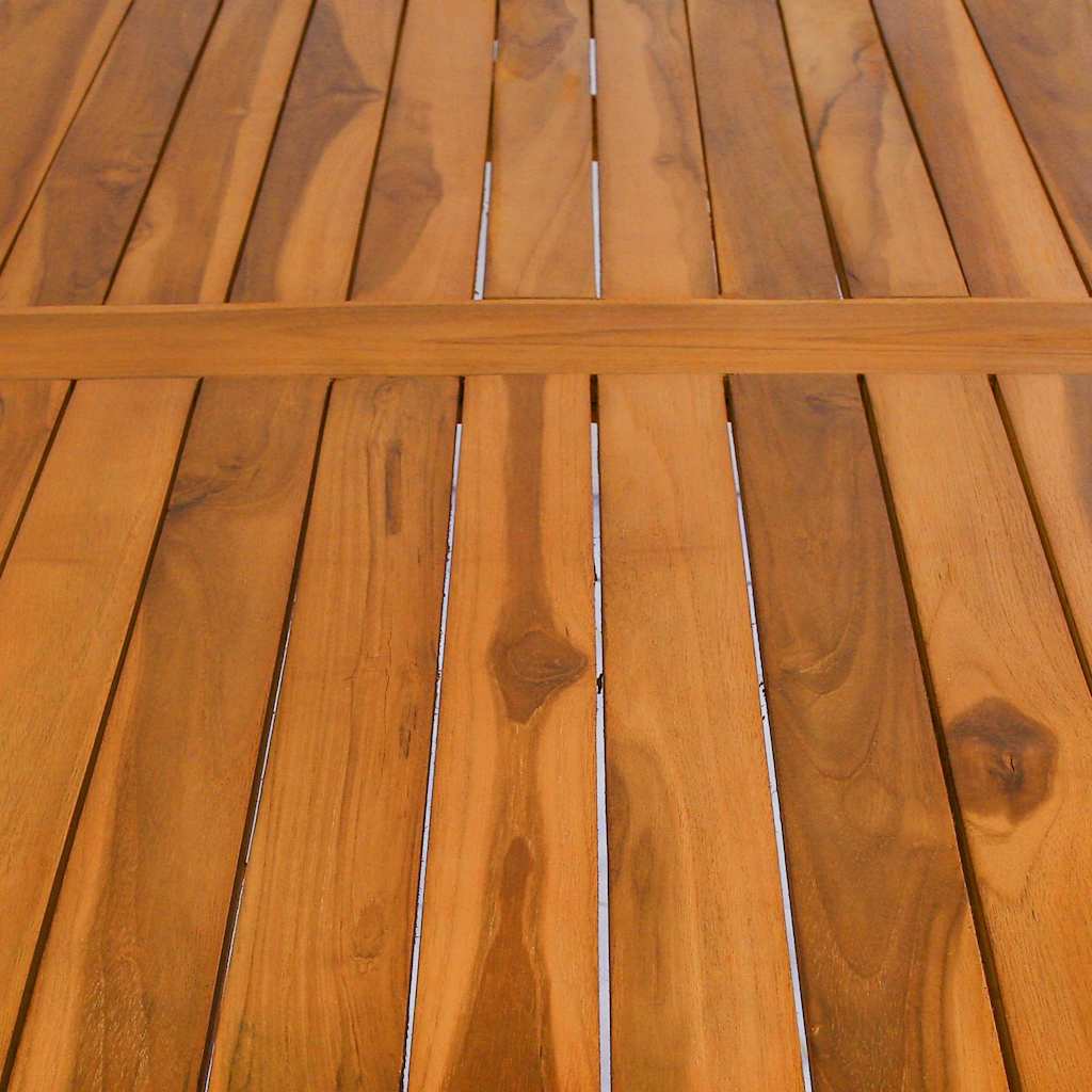 Tavolo da Pranzo per Giardino 120x65x80 cm in Massello di Teak