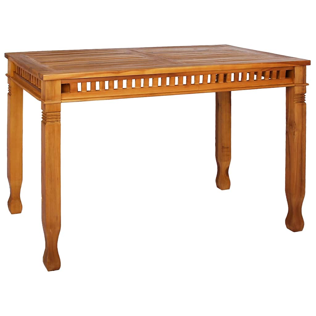 Tavolo da Pranzo per Giardino 120x65x80 cm in Massello di Teak