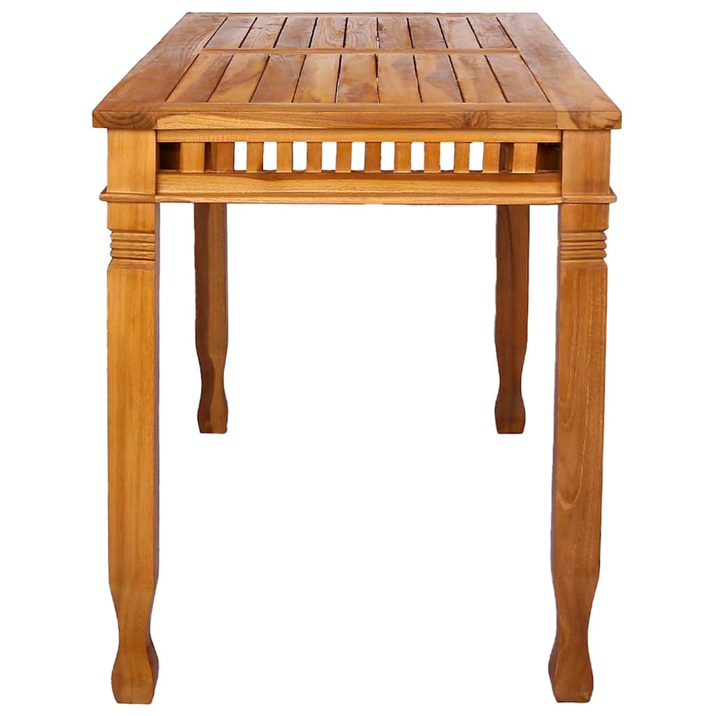 Tavolo da Pranzo per Giardino 120x65x80 cm in Massello di Teak