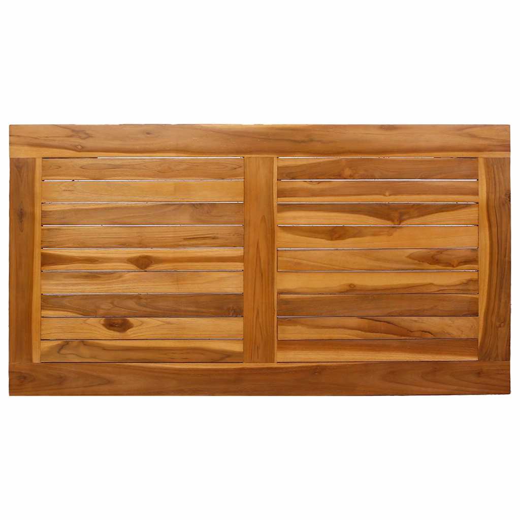 Tavolo da Pranzo per Giardino 120x65x80 cm in Massello di Teak
