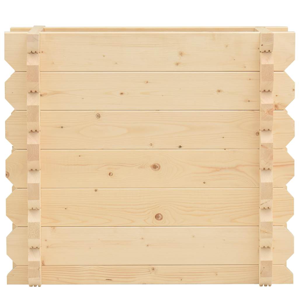 Fioriera da Giardino Rialzata 42 mm 100x50x87,8 cm Legno Abete