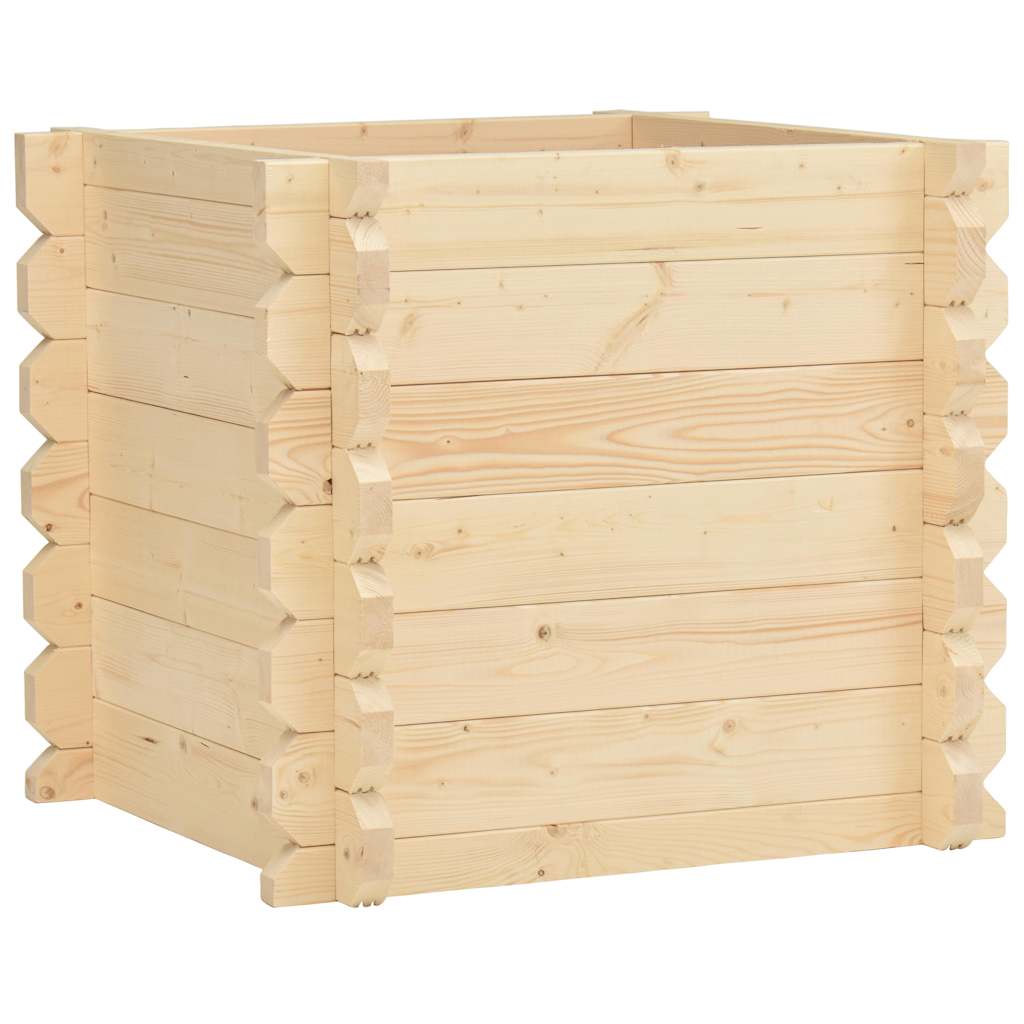 Fioriera da Giardino Rialzata 42 mm 100x100x87,8 cm Legno Abete