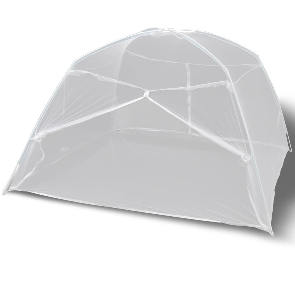 Zanzariera Mongolia con 2 Porte 200 x 120 x 130 cm Bianca