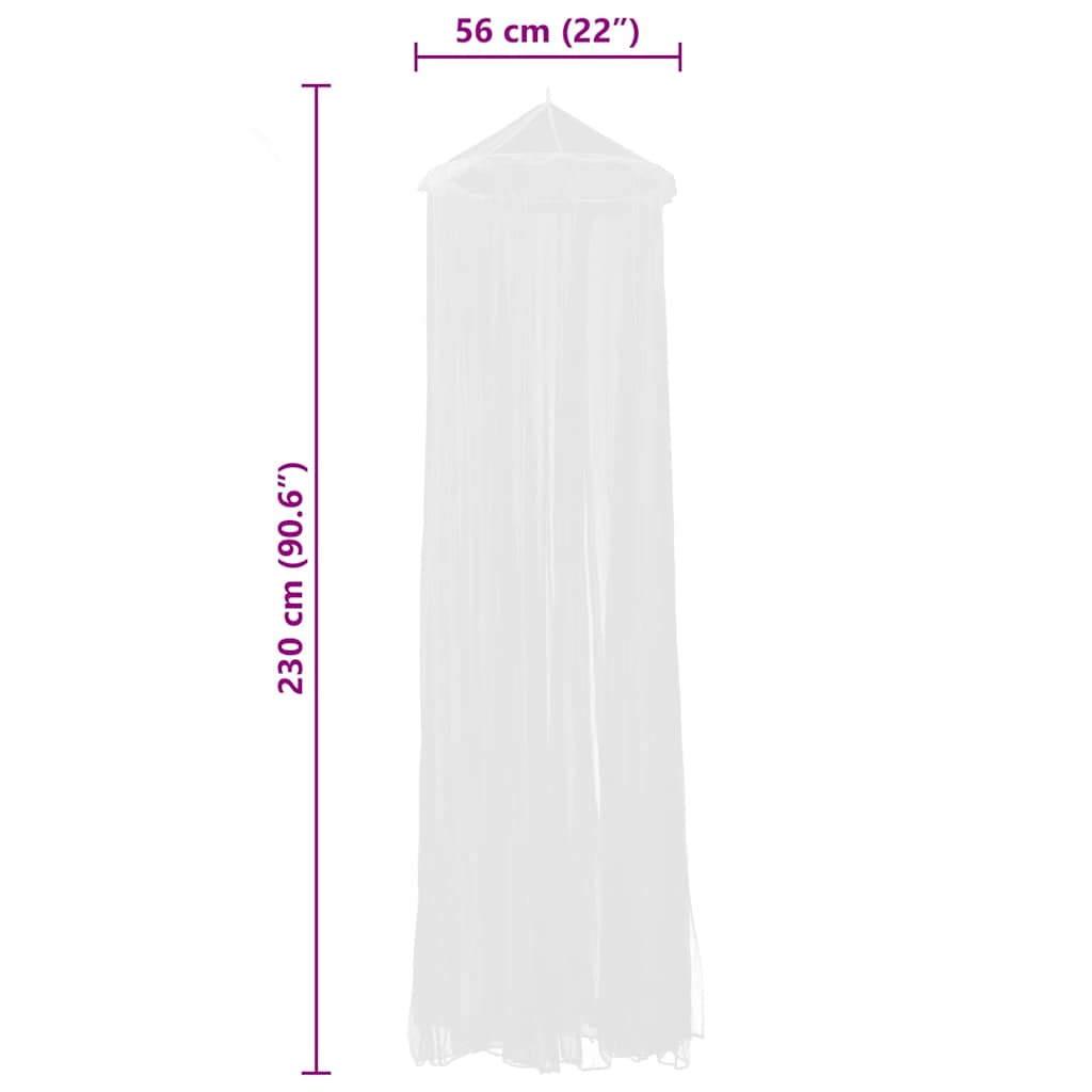 Set zanzariera per letto 56 x 325 x 230 cm 2 pezzi