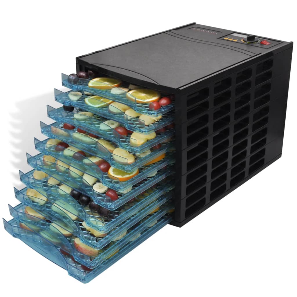 Essiccatore Alimentare con 10 Vassoi (Rettangolare)