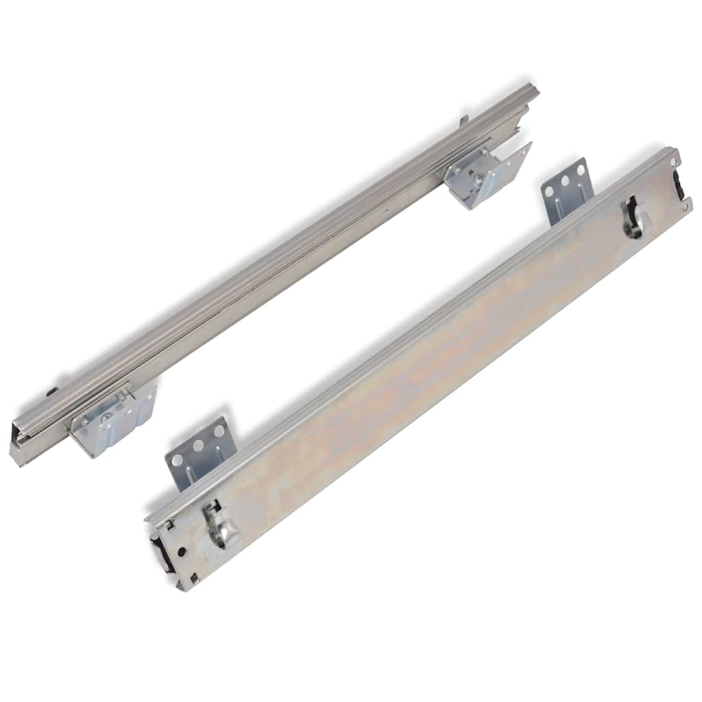 Cestelli a Rete Scorrevoli 2 pz Argento 600 mm