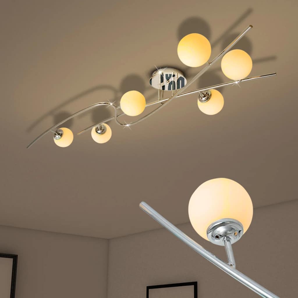 Lampadario da Soffitto con 6 Lampadine G9 da 240 W