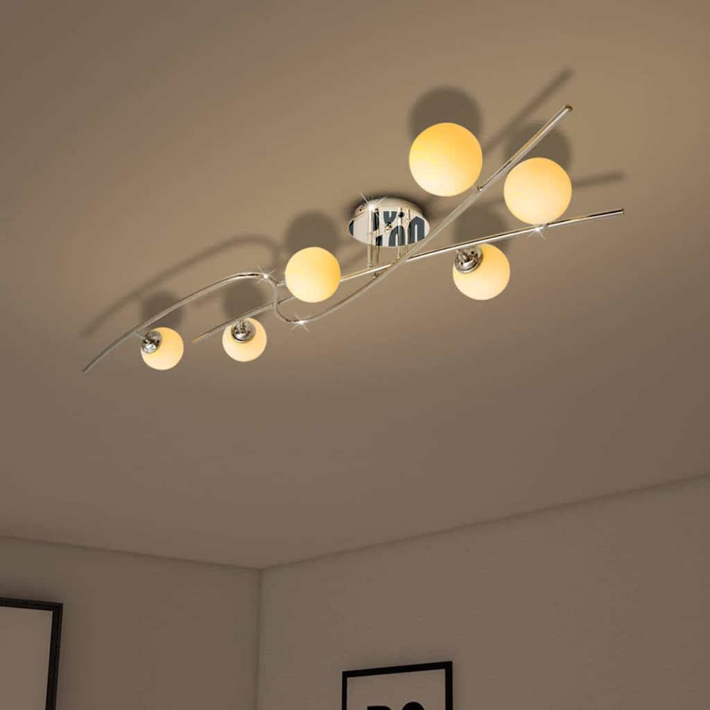 Lampadario da Soffitto con 6 Lampadine G9 da 240 W