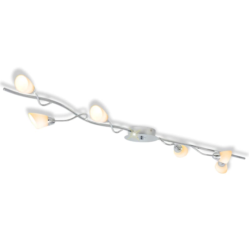 Lampadario da Soffitto con 6 Lampadine LED G9 240 W