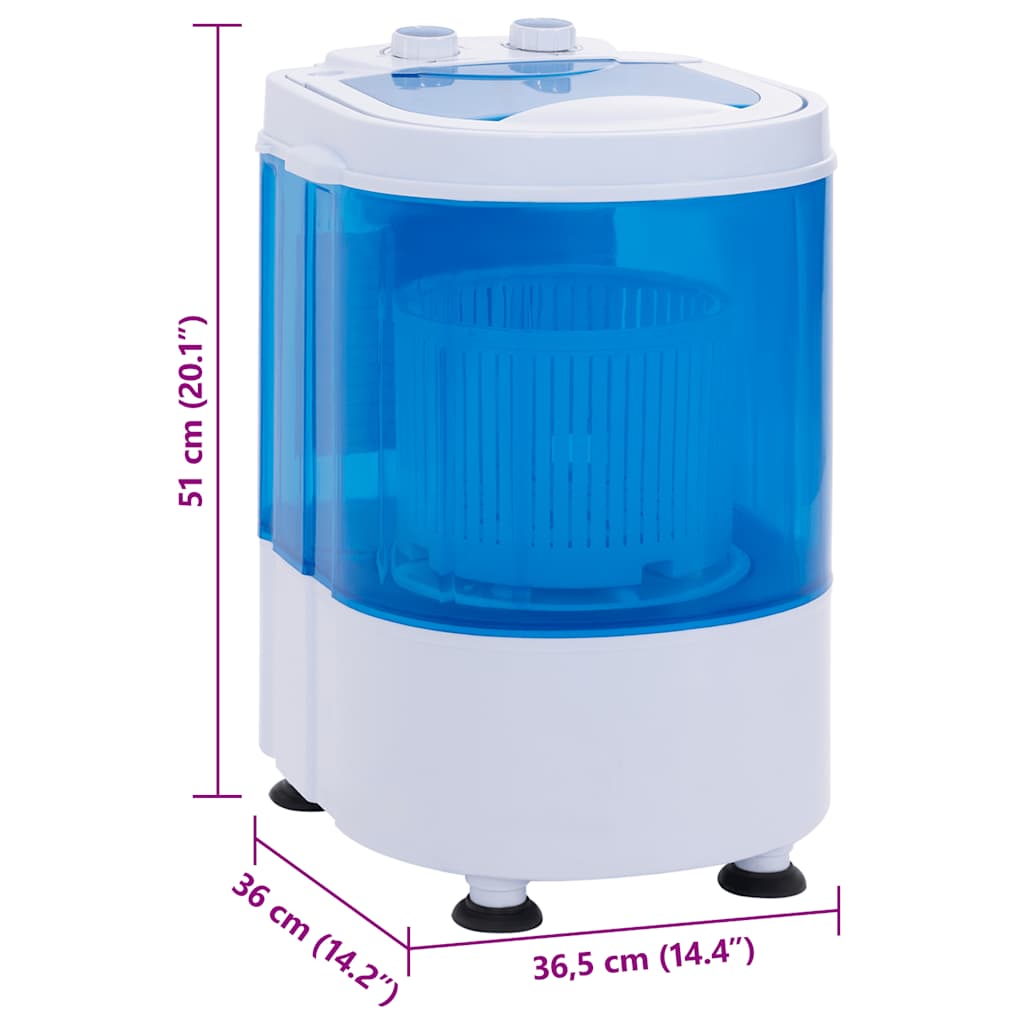 Mini Lavatrice a Vaschetta Singola 2,6 kg