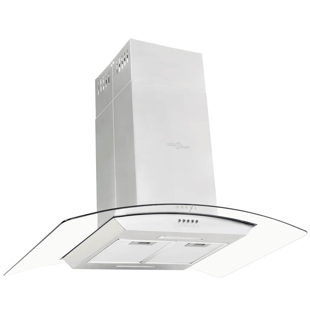 Cappa a Isola 90 cm in Acciaio Inossidabile 756 m³/h LED