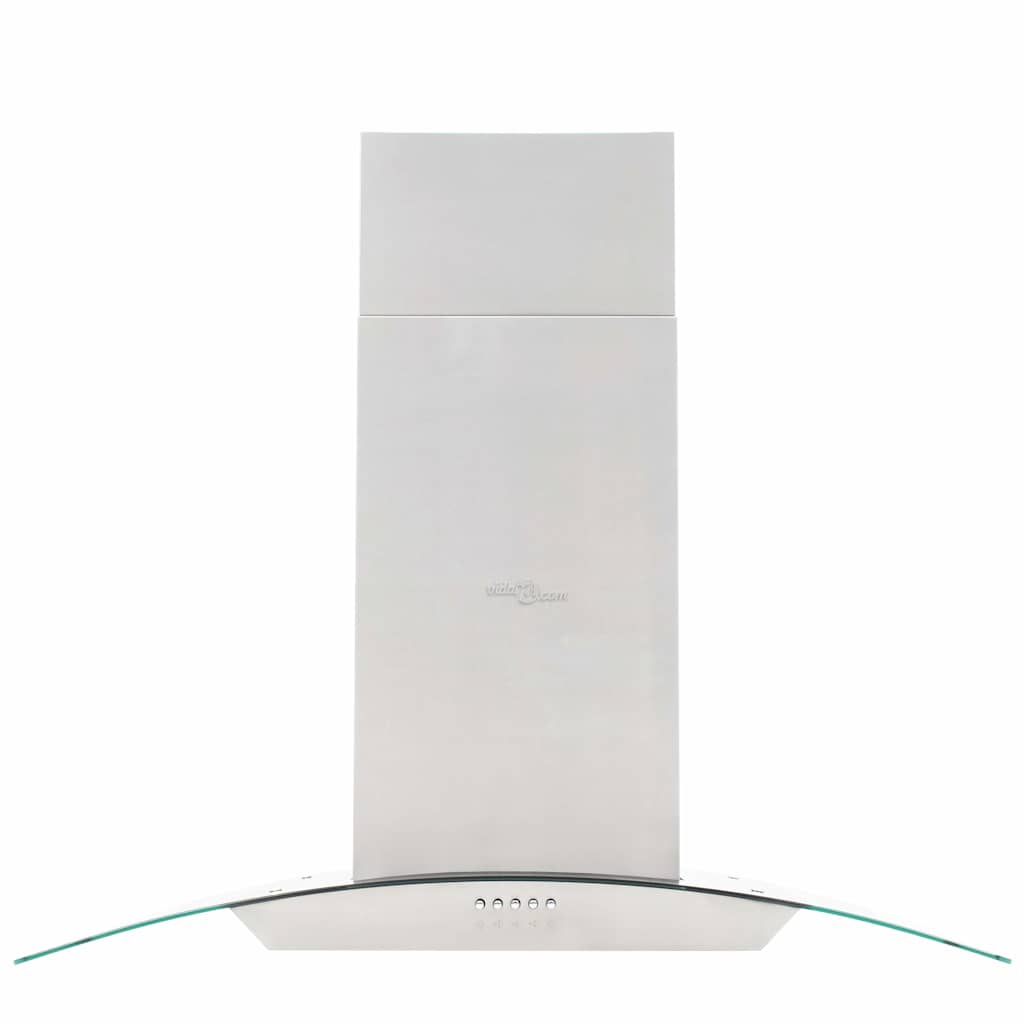 Cappa a Isola 90 cm in Acciaio Inossidabile 756 m³/h LED
