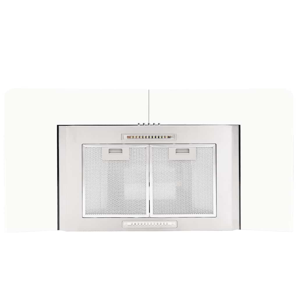 Cappa Aspirante a Muro 90 cm Acciaio Inossidabile 756 m³/h LED