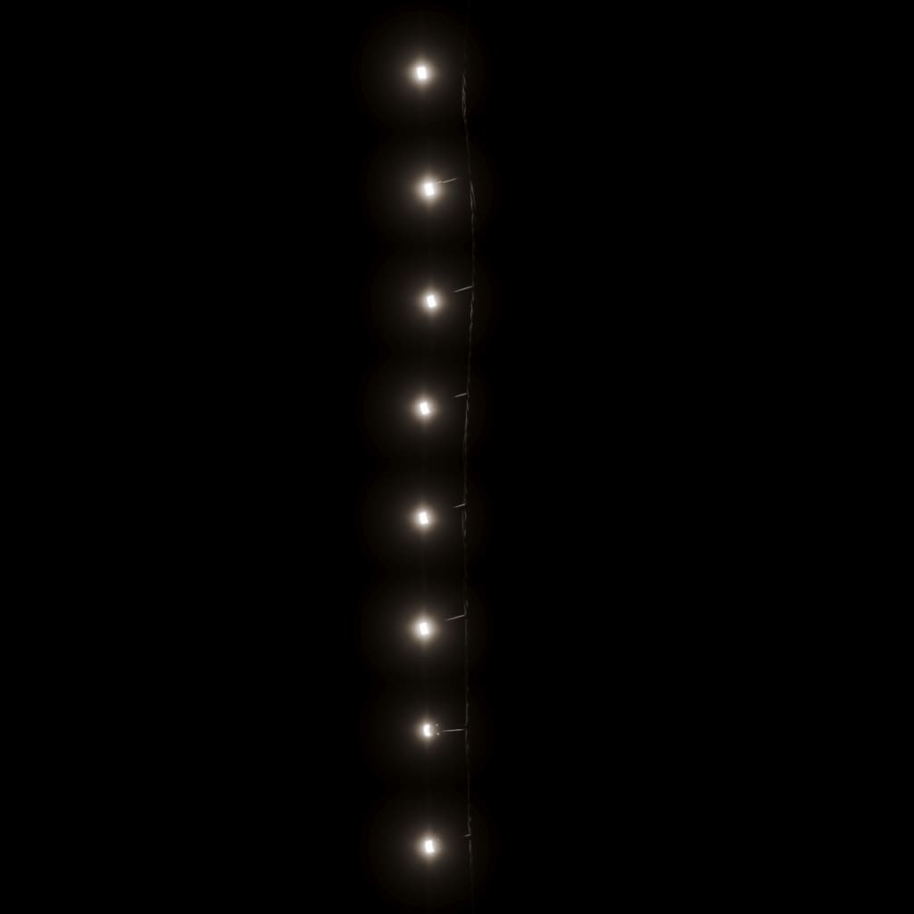 Stringa Luci 1000 LED Interno Esterno IP44 100m Bianca Fredda
