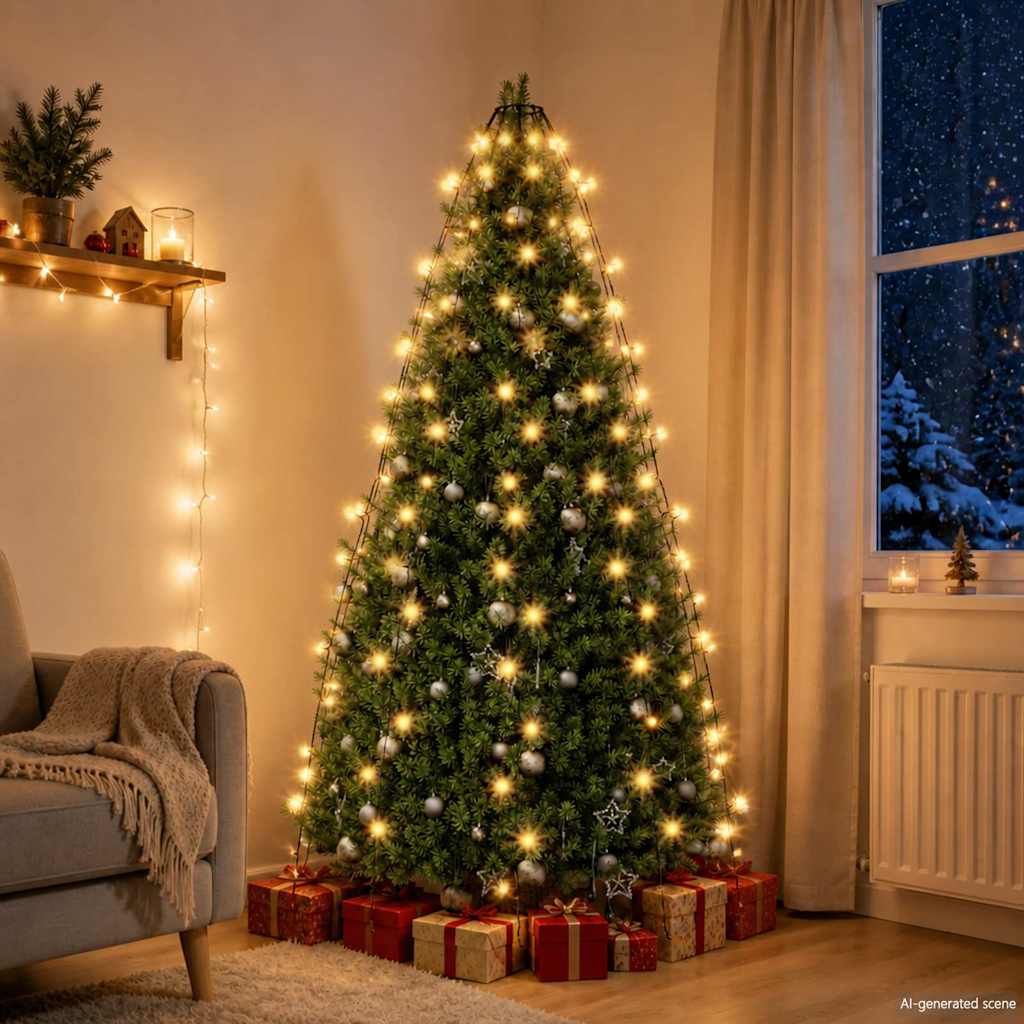Luci per Albero di Natale con 180 LED 180 cm