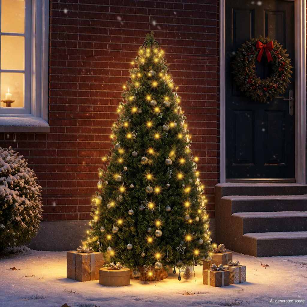 Luci per Albero di Natale con 180 LED 180 cm