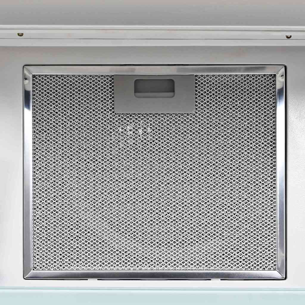 Cappa Aspirante a Muro Acciaio Inox 756 m³/h 60 cm Bianca