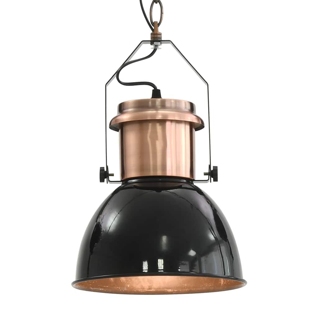 Lampade da Soffitto 2 pz Nero Tondo E27