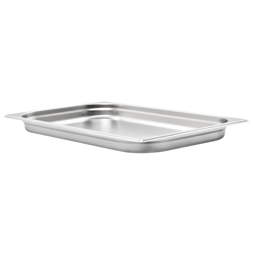 Contenitori Gastronorm 4 pz GN 1/1 40 mm in Acciaio Inox