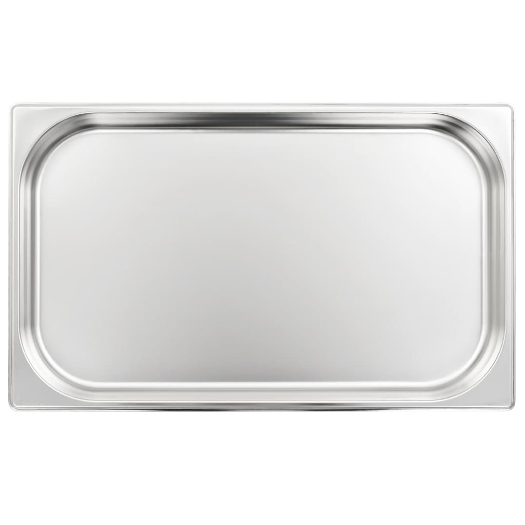 Contenitori Gastronorm 4 pz GN 1/1 40 mm in Acciaio Inox