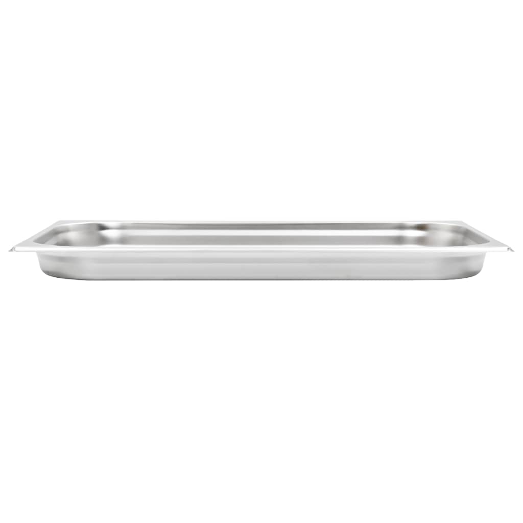 Contenitori Gastronorm 4 pz GN 1/1 40 mm in Acciaio Inox