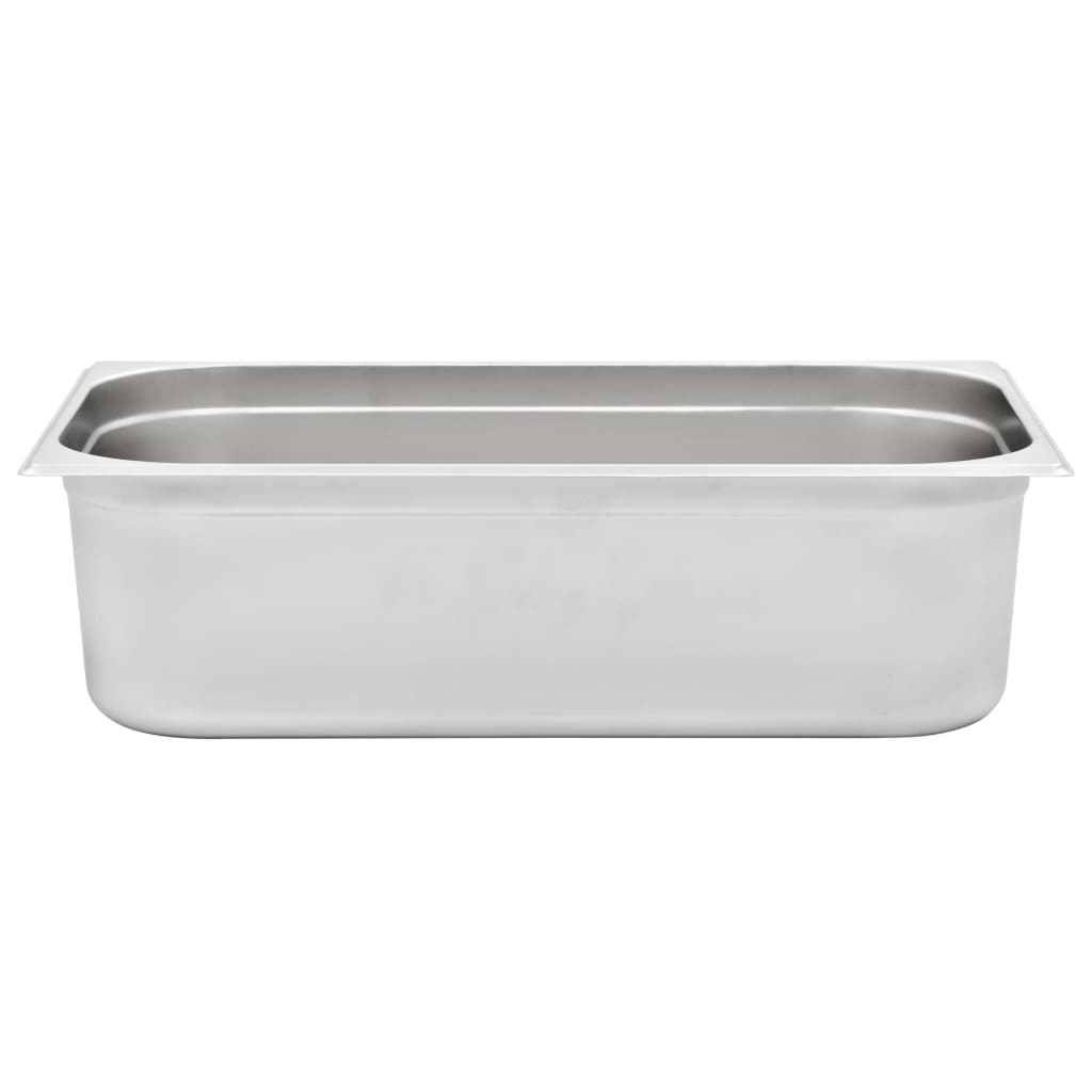 Contenitori Gastronorm 2 pz GN 1/1 150 mm in Acciaio Inox