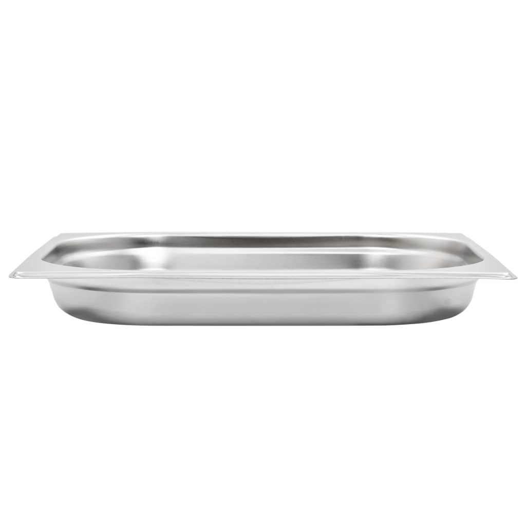 Contenitori Gastronorm 8 pz GN 1/2 40 mm in Acciaio Inox