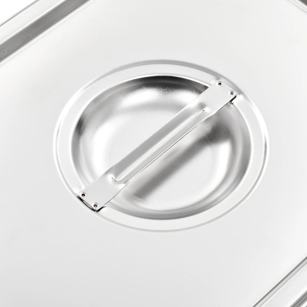 Coperchi per Teglie GN 1/2 2 pz in Acciaio Inox