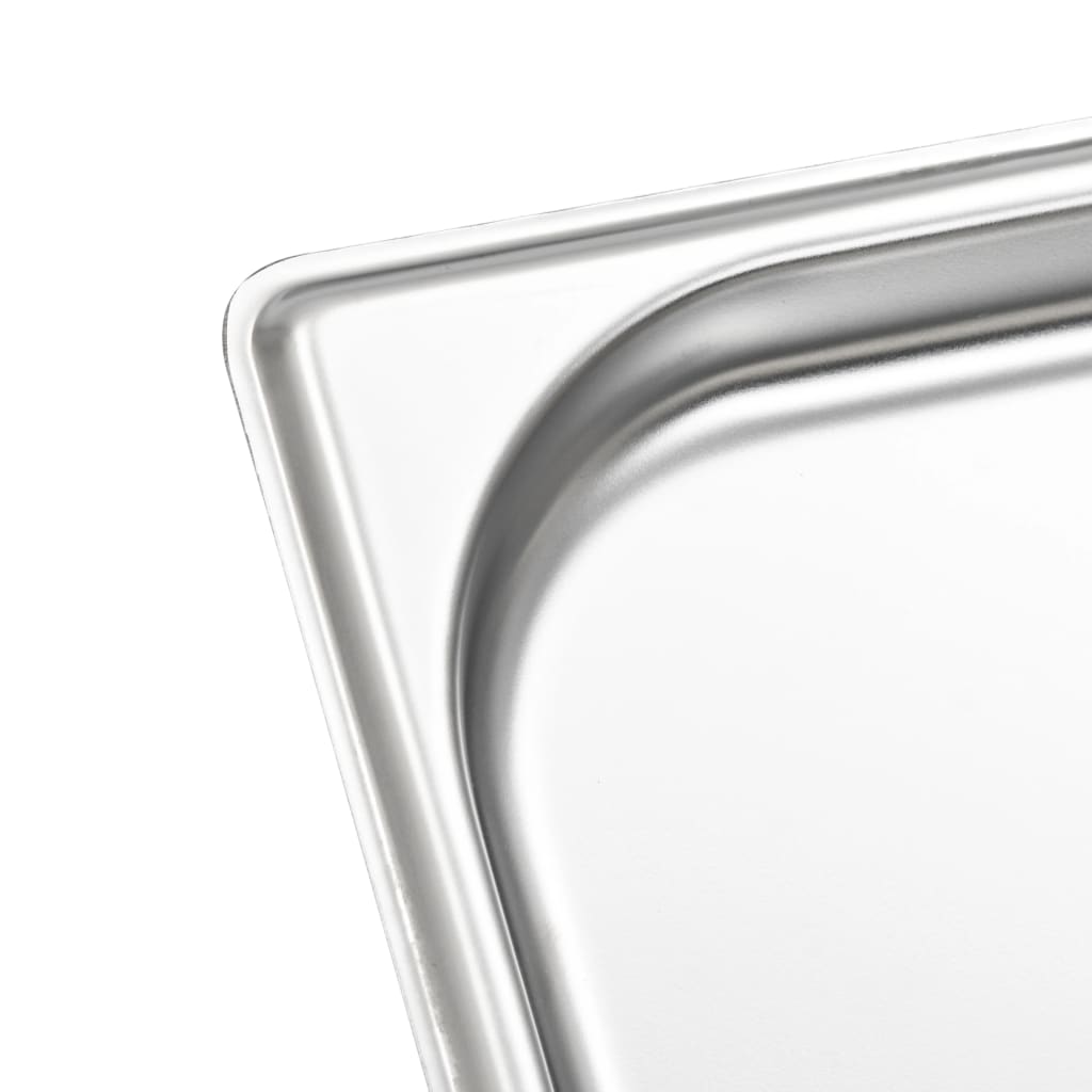 Contenitori Gastronorm 12 pz GN 1/3 20 mm in Acciaio Inox