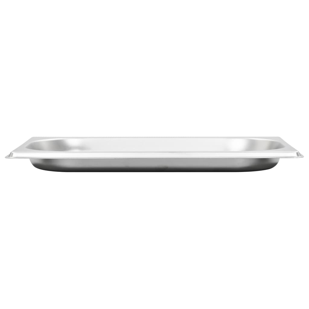 Contenitori Gastronorm 12 pz GN 1/4 20 mm in Acciaio Inox