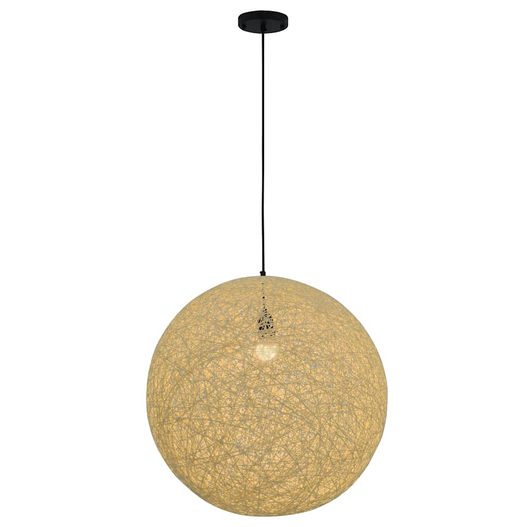 Lampada Sferica a Sospensione Crema 55 cm E27
