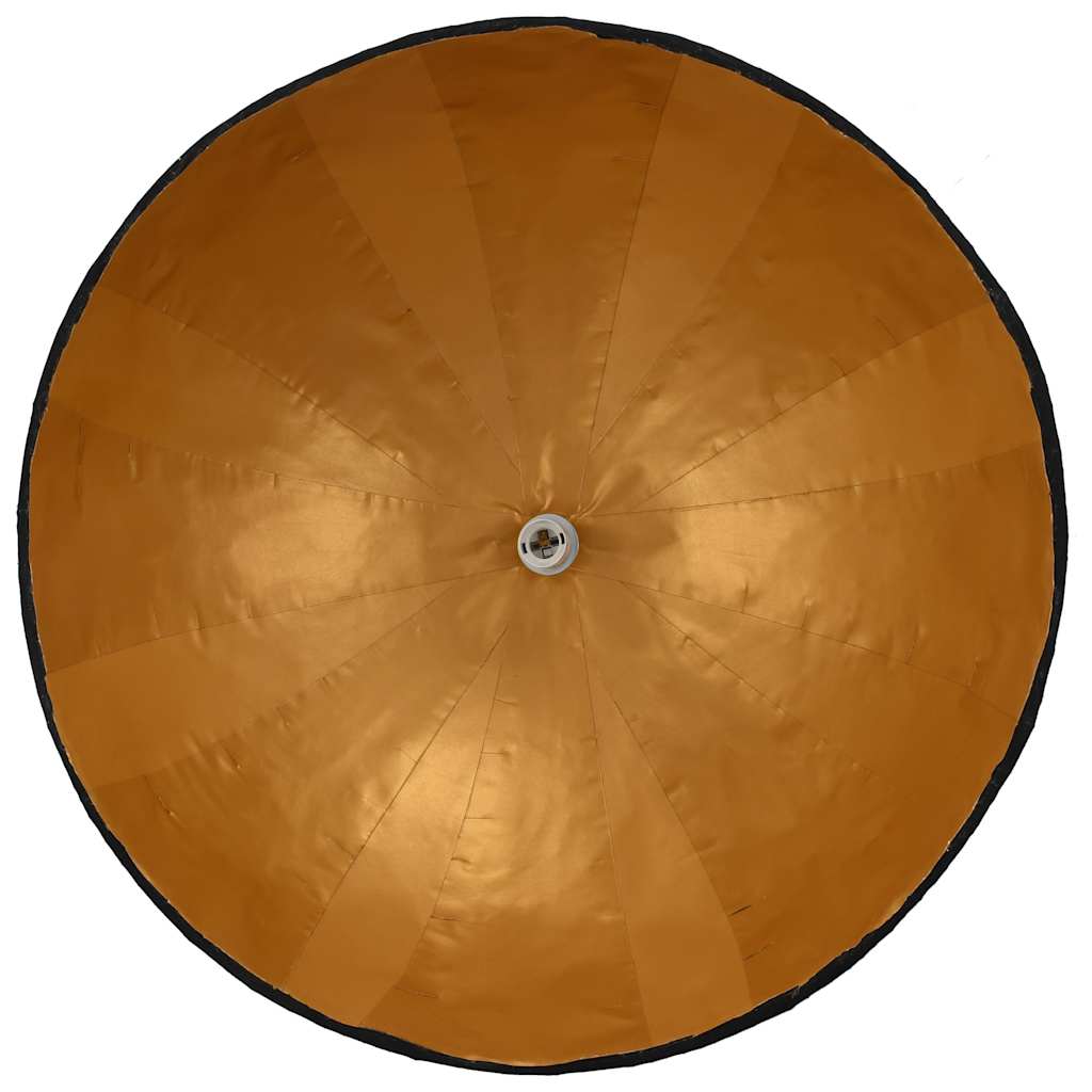 Lampada a Sospensione Nera e Oro Ø70 cm E27